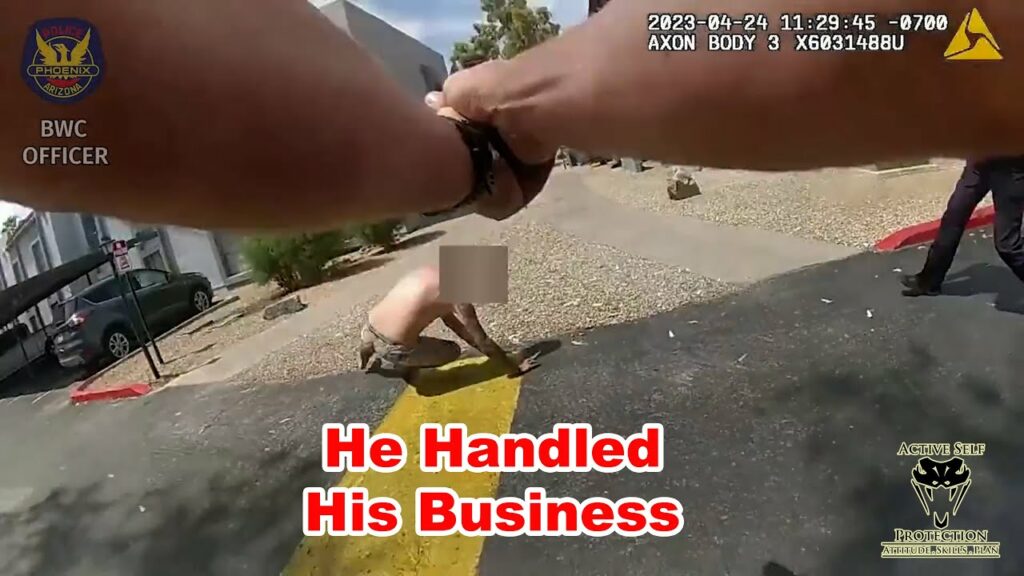 Phoenix Sergeant Handles His Business Against Knife-Wielding Aggressor