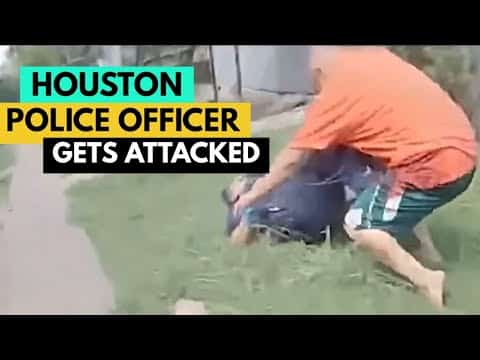 Police Officer Gets Attacked - Did He Trip or Pull Guard?