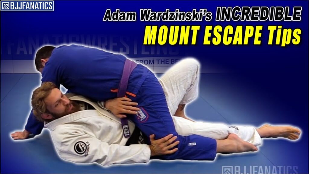 Powerful MOUNT ESCAPE by Digging The Leg by Adam Wardzinski