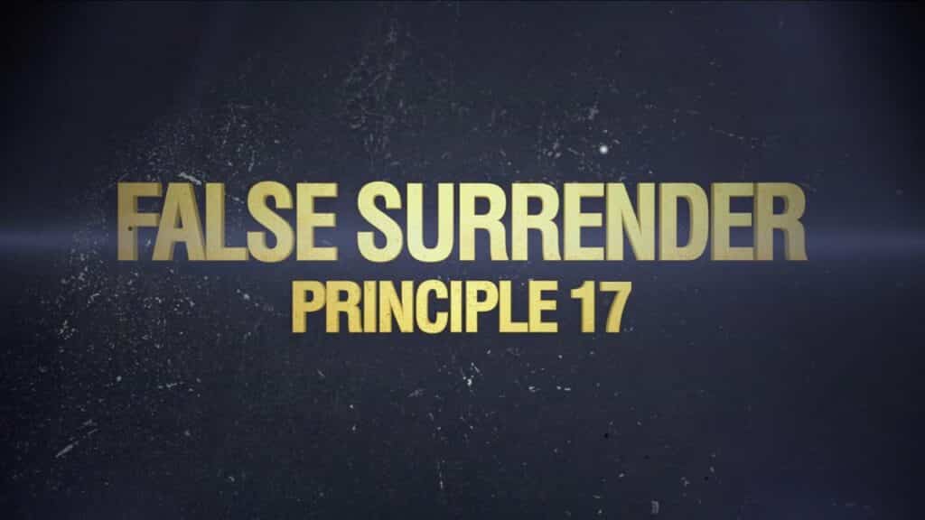 Principle 17: False Surrender (The 32 Principles of Jiu-Jitsu)