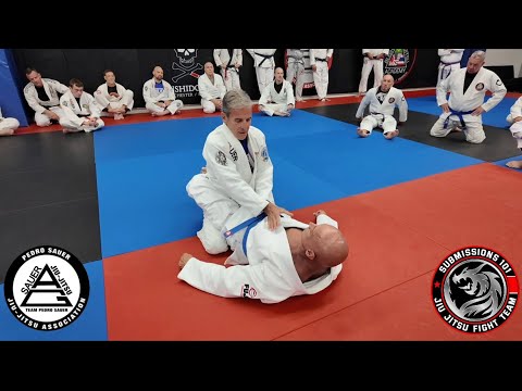 Proper arm position in guard with Master Pedro Sauer (2025)
