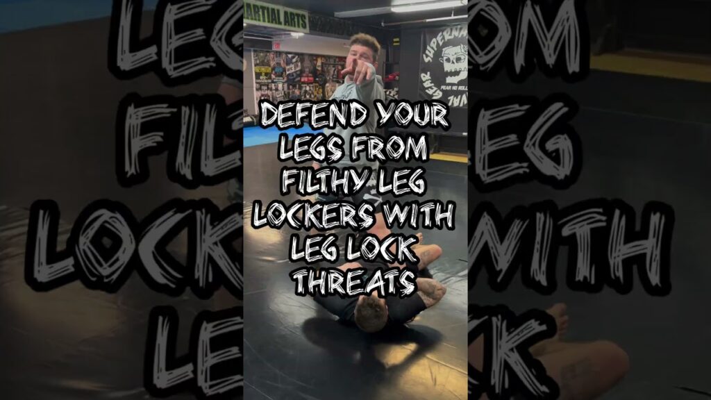 Protect your legs and pass their guard