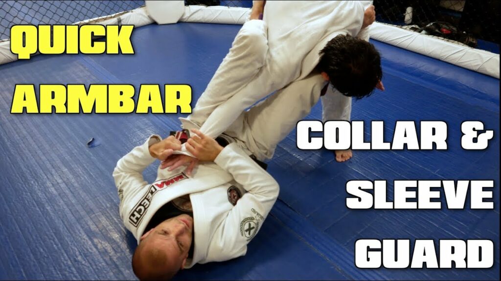 Quick Armbar From Collar & Sleeve Guard