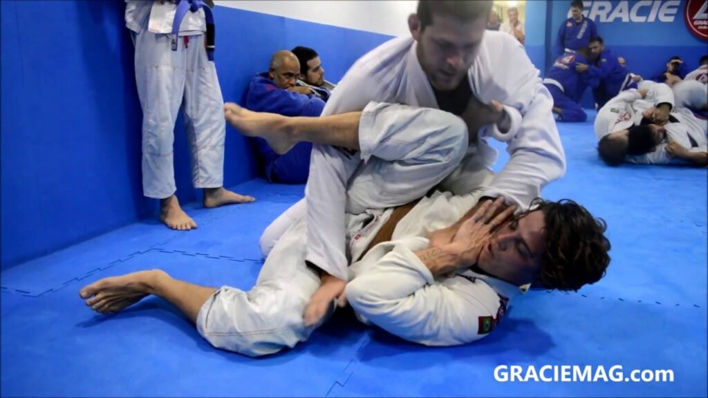 Rômulo Arantes Neto e Roger Gracie em treino de Jiu-Jitsu na GB Parque Olímpico