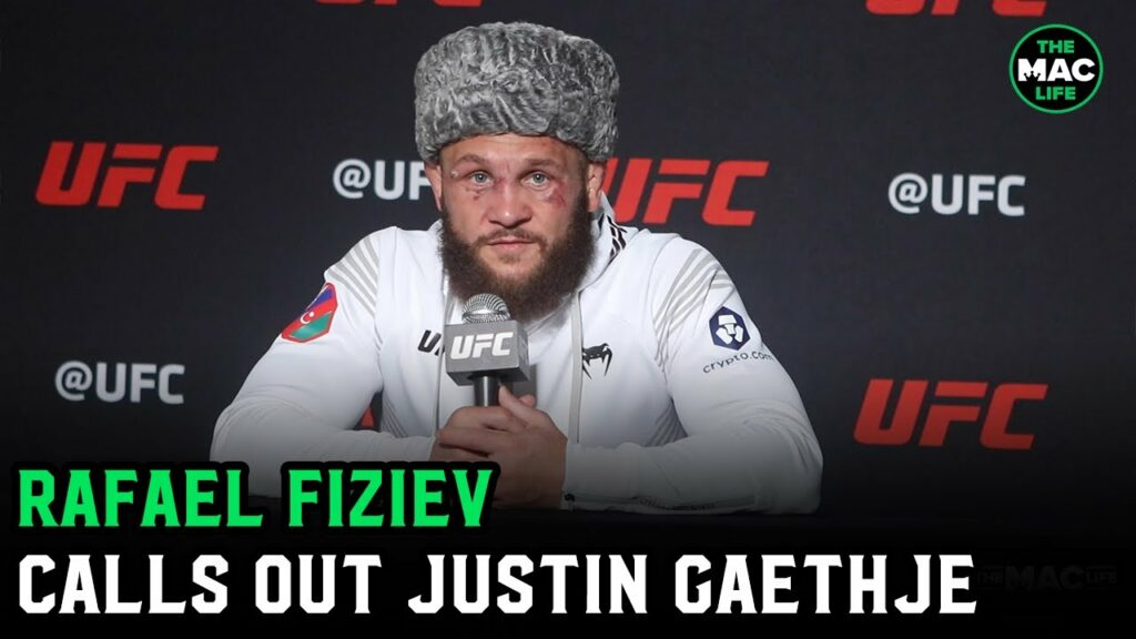 Rafael Fiziev calls out Justin Gaethje: “If you’re not scared, if you don’t take a s***, let’s go”