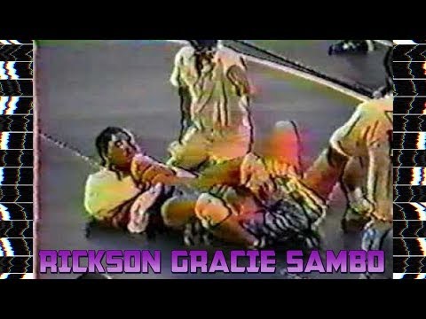 Rare Vintage Footage of Rickson Gracie in Sambo Tournament