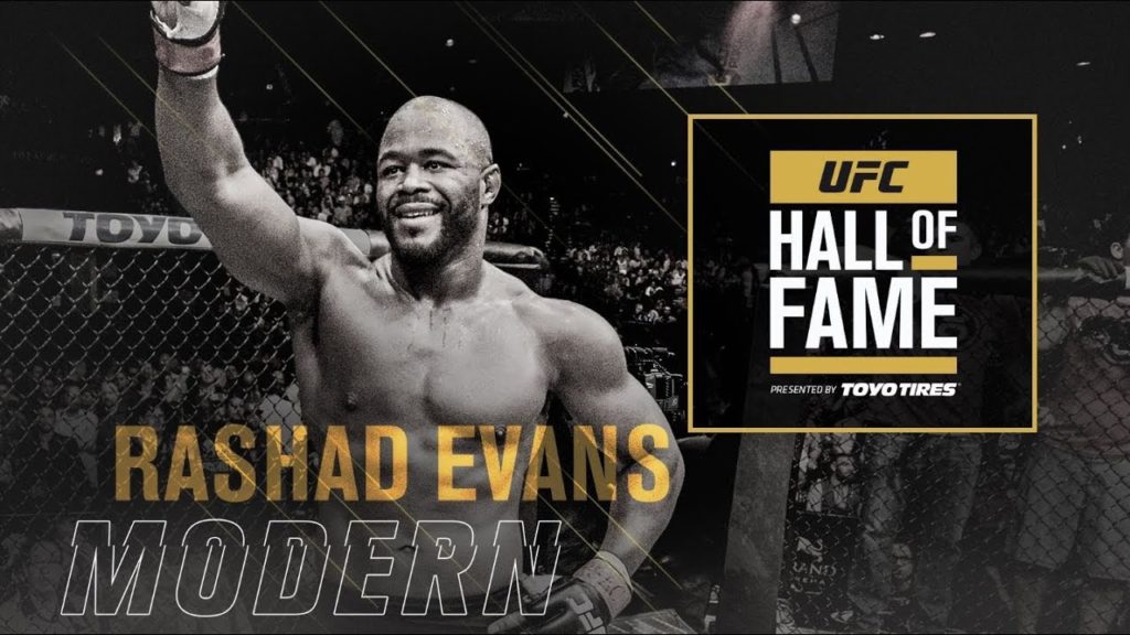 Rashad Evans Joins the UFC Hall of Fame