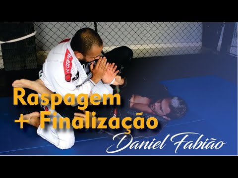 Raspagem + Finalização - Daniel Fabião - Jiu Jitsu - BJJCLUB