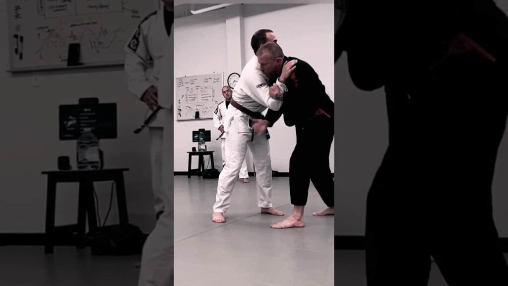 Rear Choke Early Defense to Knee Tap Takedown