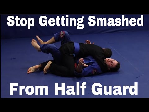Reclaiming the Under Hook from Half Guard After Being Flattened Out