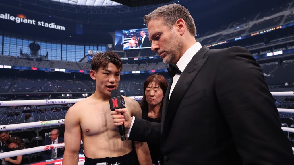 Reito Tsutsumi Post-Match Interview | Canelo vs Crawford