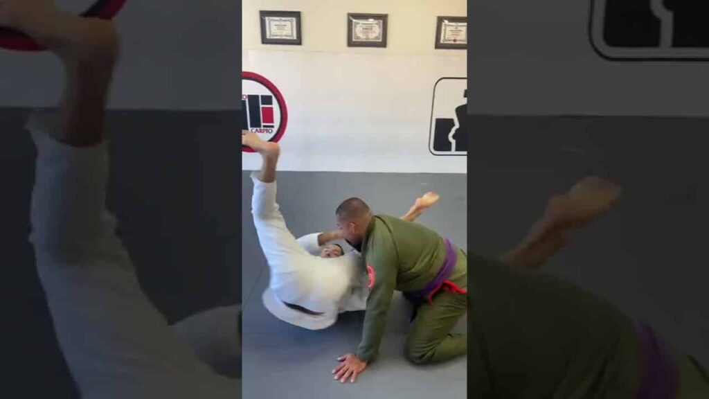 Reverse De la Riva to Omoplata and Triangle