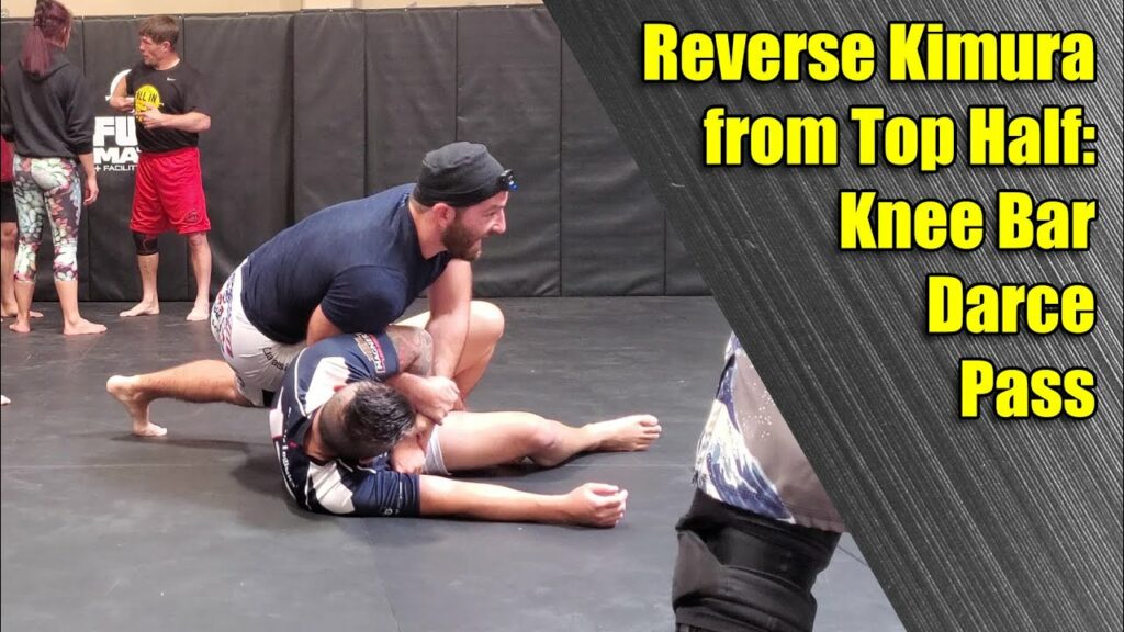 Reverse Kimura Trap from Top Half Guard: Darce, Knee Bar, Pass