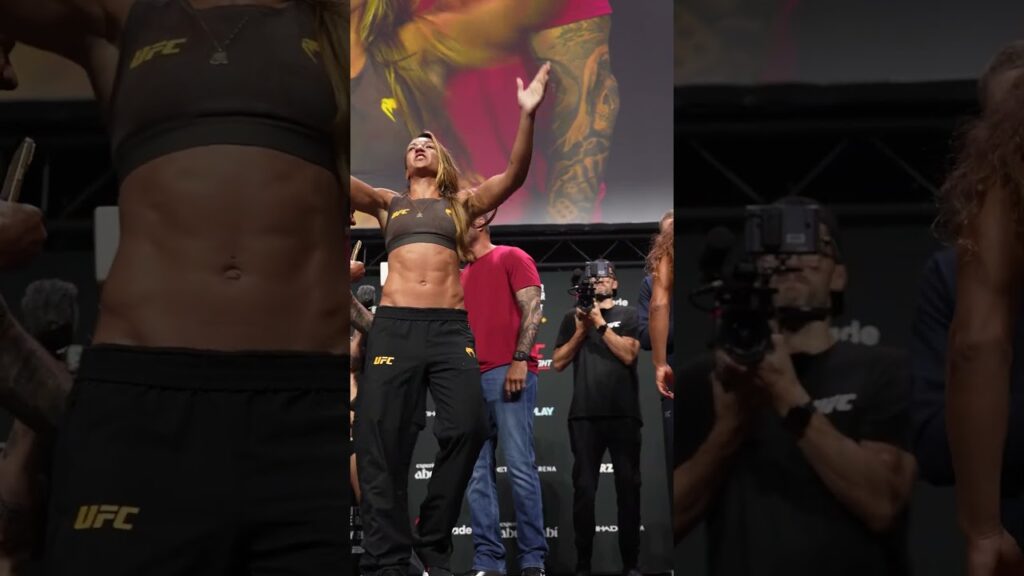 Ribas and Ricci FACE OFF 🔥 #ufcabudhabi