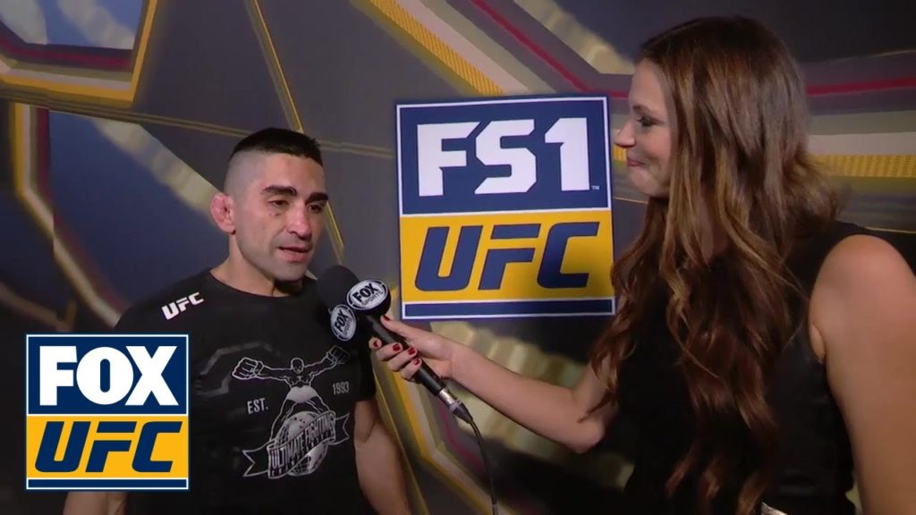 Ricardo Lamas speaks after TKO victory | INTERVIEW | UFC FIGHT NIGHT