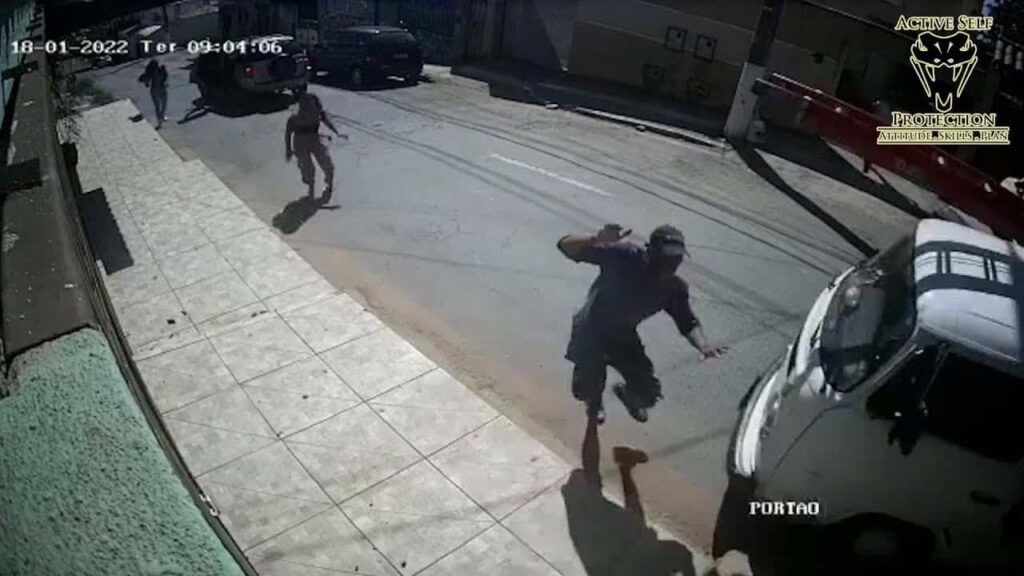 Robber Gets Absolutely Trucked