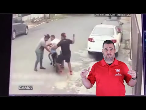 Robbers Lose Their Vehicle To A Couple Of Unwilling Victims