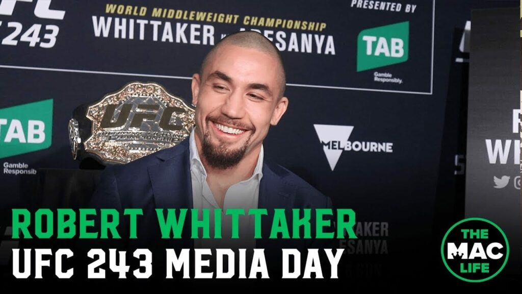 Robert Whittaker: “I’m yoked right now!”