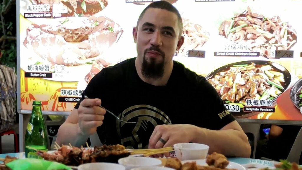 Robert Whittaker Gets a Taste of Local Cuisine in Singapore