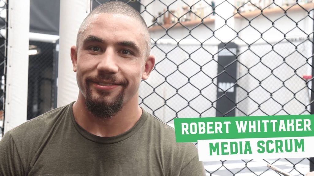 Robert Whittaker addresses Israel Adesanya comments about being the real attraction at UFC 234