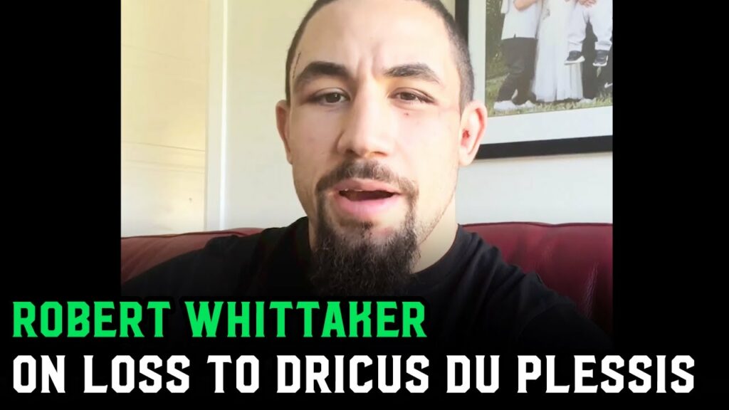Robert Whittaker on loss to Dricus Du Plessis: "He showed up to fight and I didn't"
