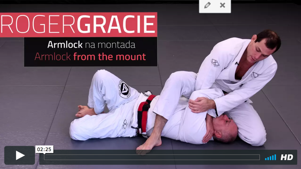 Roger Gracie Armbar