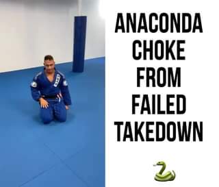 Rolling Anaconda Choke vs. Takedown