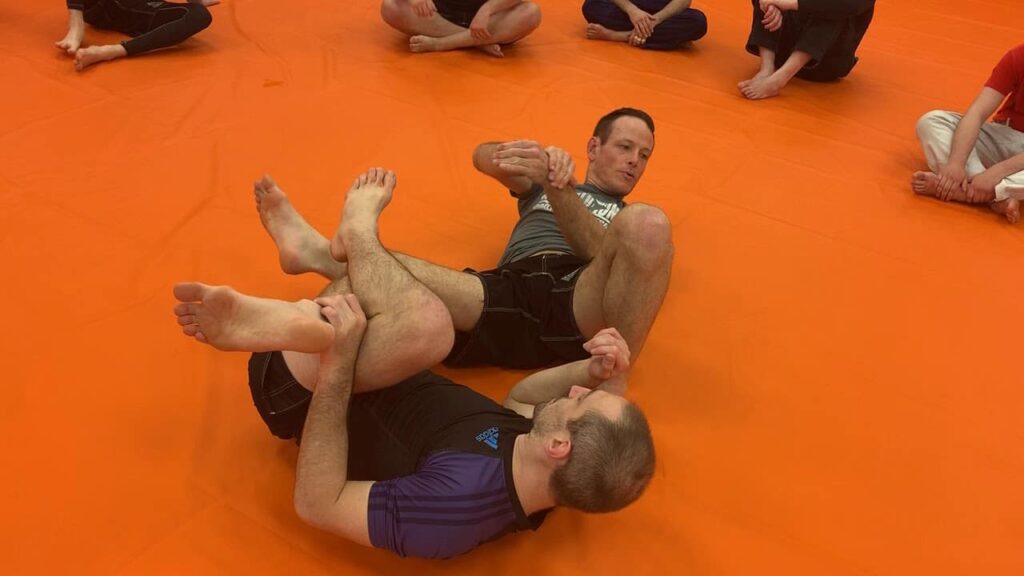 Rolling Toe Hold from De La Riva Guard