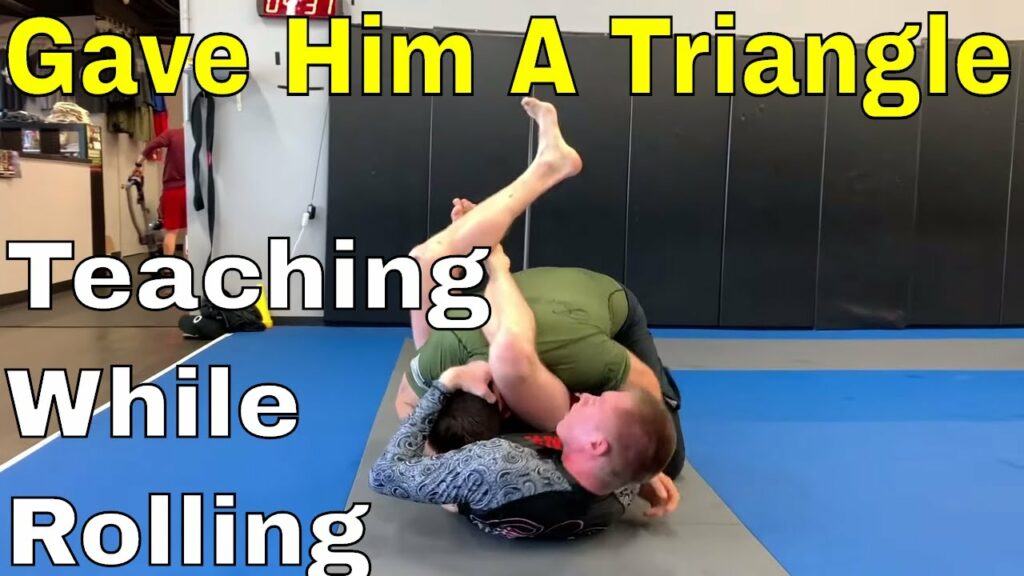 Rolling with my Tall White Belt & Chasing the Back and | No Gi Rolling