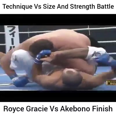 Royce Gracie vs Akebono