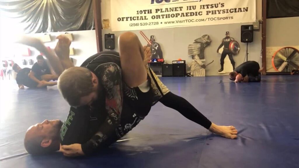 Rubber Guard Sweep - Belly Down to Triangle