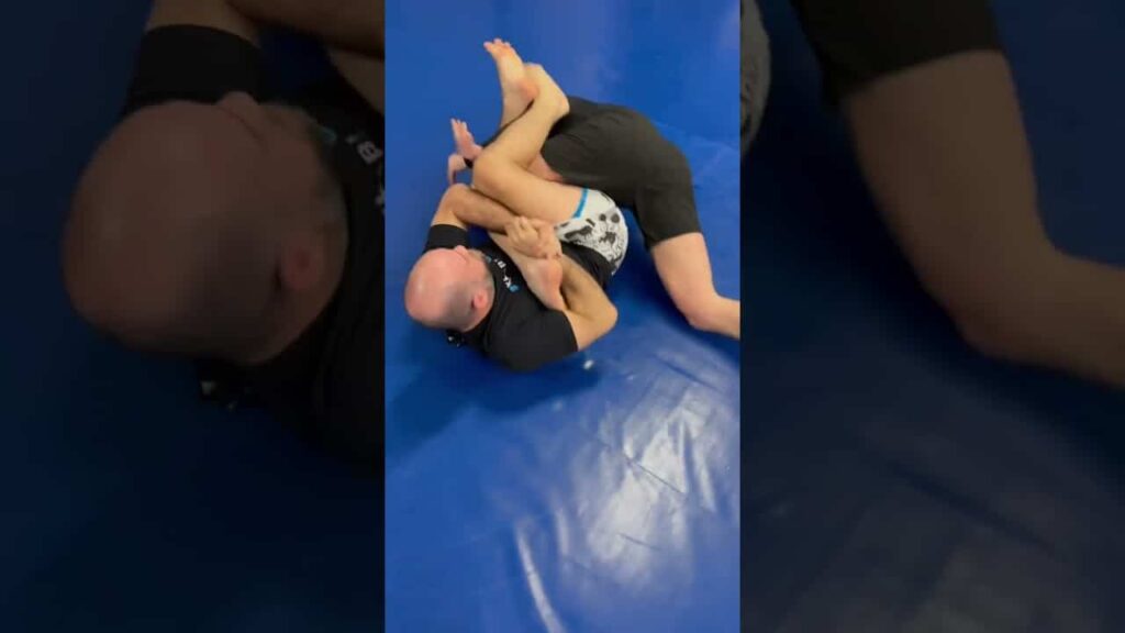 Rubber Guard to Outside Heel Hook #bjj #jiujitsu #rubberguard #leglocks