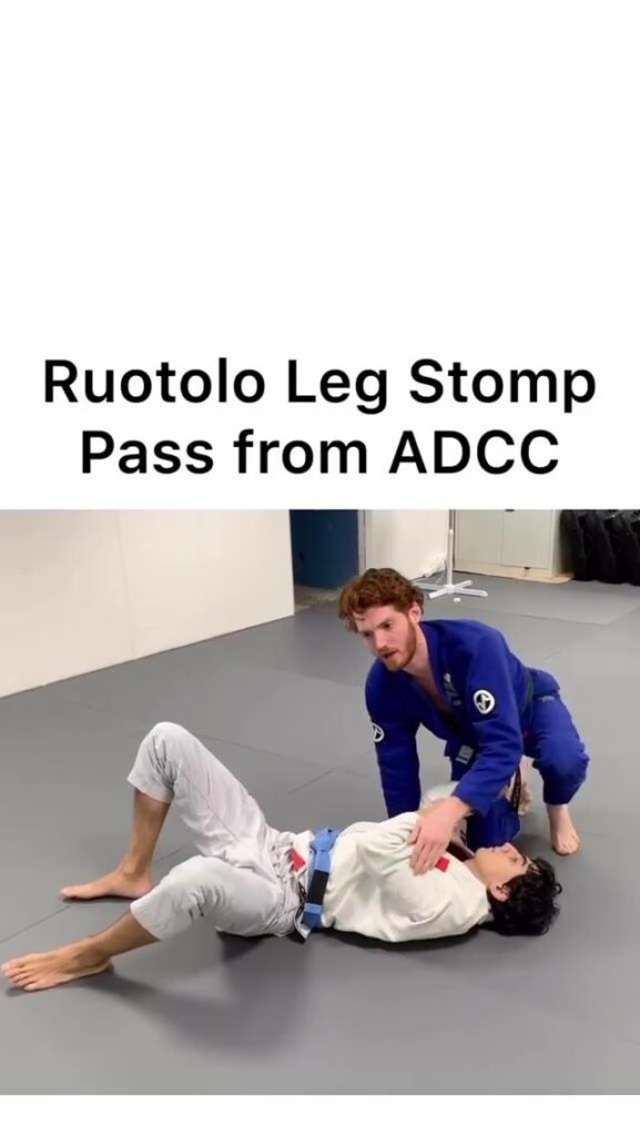 Ruotolo Leg Stomp Pass from ADCC