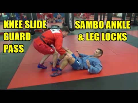 SAMBO KNEE SLIDE GUARD PASS TO ANKLE & LEG LOCKS With Derrick Darling & Vlad Koulikov