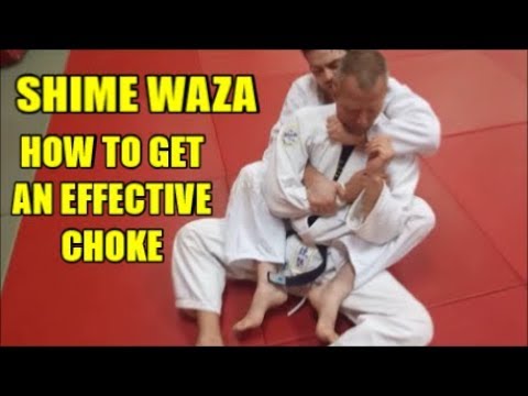 SHIME WAZA HOW TO GET AN EFFECTIVE CHOKE OR STRANGLE