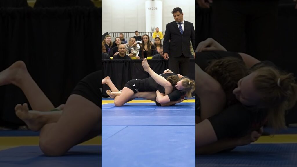 SICK Knee Bar by Amanda Bruse at the @ibjjf  No-Gi Worlds 🔥