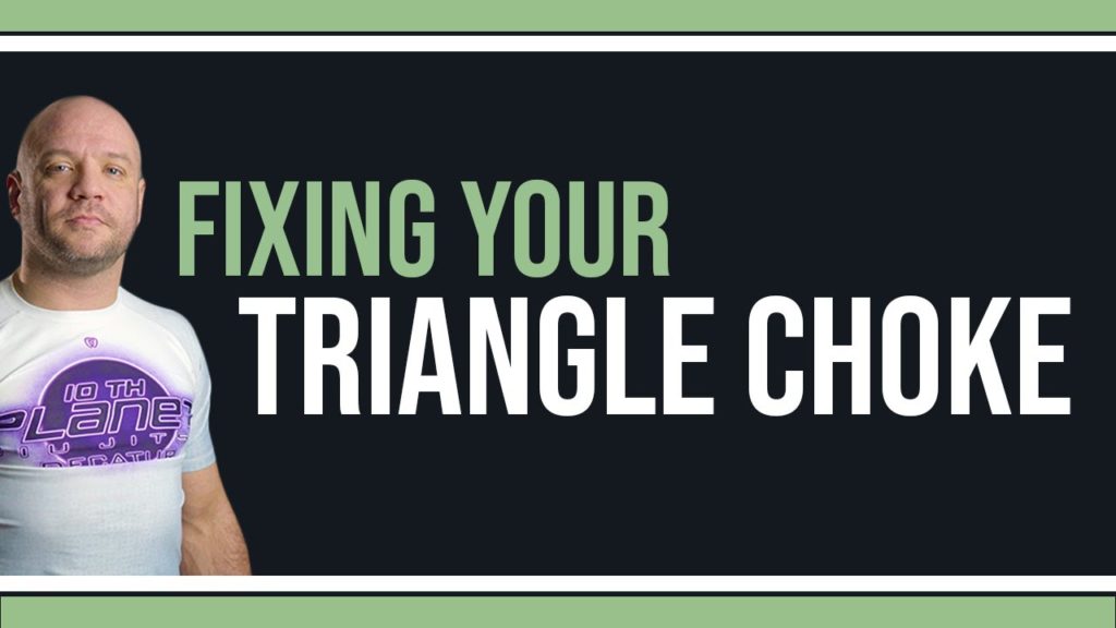 SIMPLE TIPS to help FIX your TRIANGLE CHOKE (Jiu Jitsu)