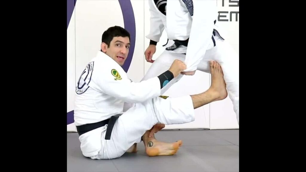 SITUP GUARD SWEEP by TRAPPING the LEG - Luca Lepri