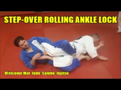 STEP OVER ROLLING ANKLE LOCK Transition From Standing to Groundwork