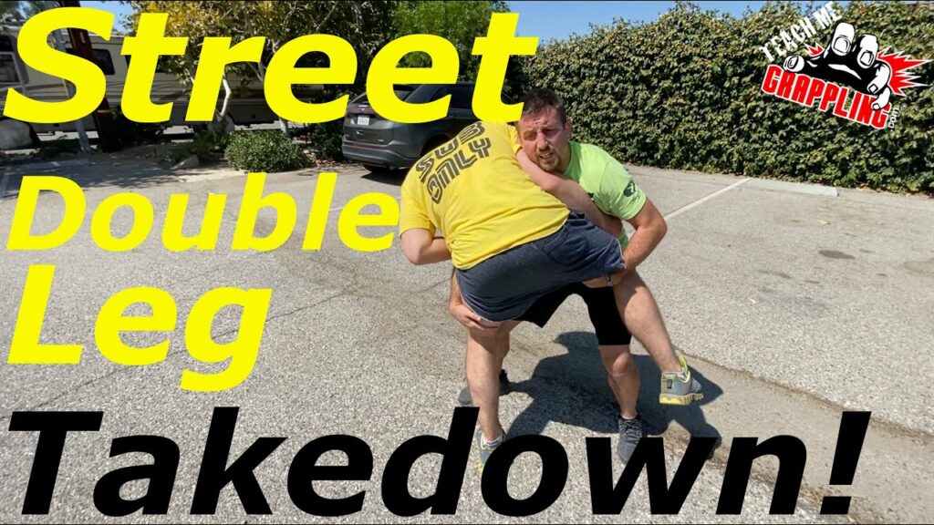 STREET Double Leg from the CLINCH!!  Reality Self Defense