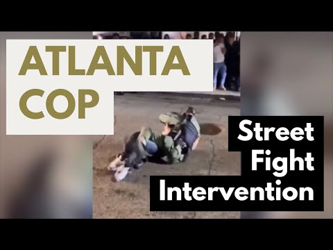 STREET FIGHT Intervention by Legendary Cop (Gracie Breakdown)