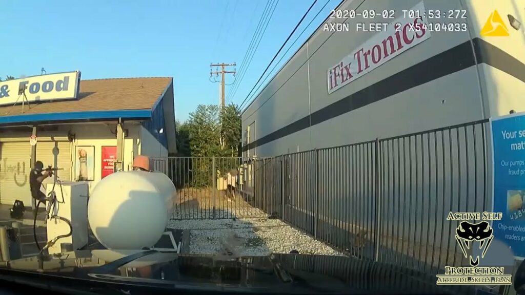 Sacramento PD Covers Their ASP Against Dangerous Suspect