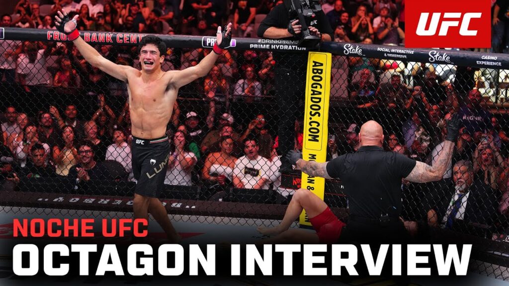 Santiago Luna Octagon Interview | Noche UFC