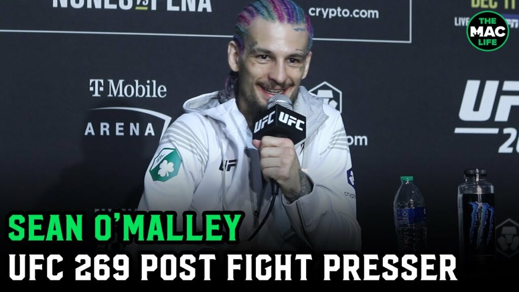 Sean O'Malley reacts to UFC 269 win; Tells Daniel Cormier "don't say stupid s***"