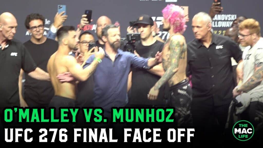 Sean O'Malley vs. Pedro Munhoz UFC 276 Final Face Off