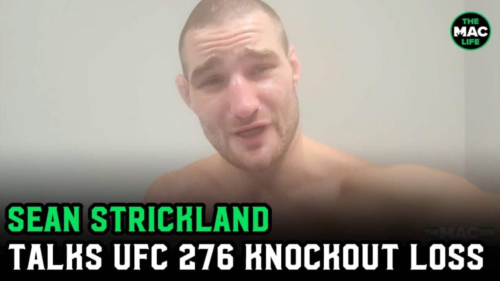 Sean Stickland reacts to UFC 276 knockout: “I kept thinking this was gonna be an easy fight”