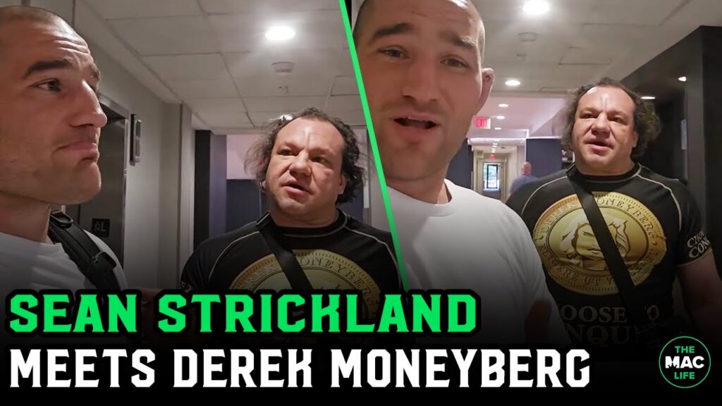 Sean Strickland meets Derek Moneyberg: "You're the scumbag!"