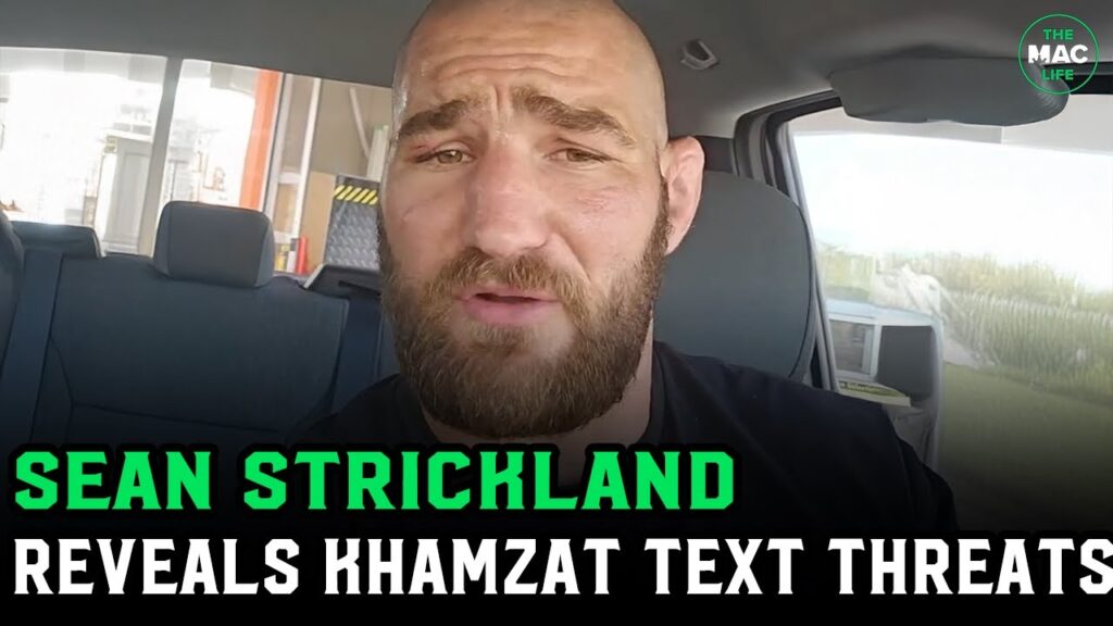 Sean Strickland reveals text threats with Khamzat Chimaev: "Dricus is gonna break him"