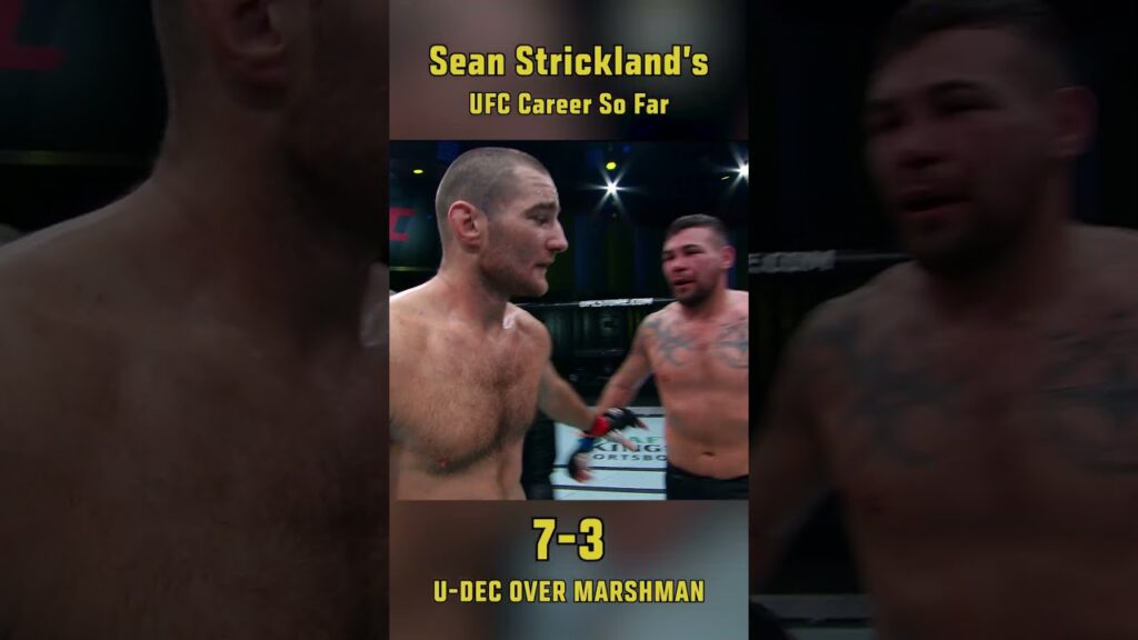 Sean Strickland's Career So Far 😤 #ufc312