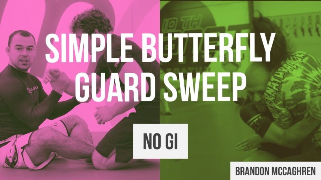 Simple Butterfly Guard Sweep for No Gi - 10th Planet Jiu Jitsu - Brandon Mccaghren
